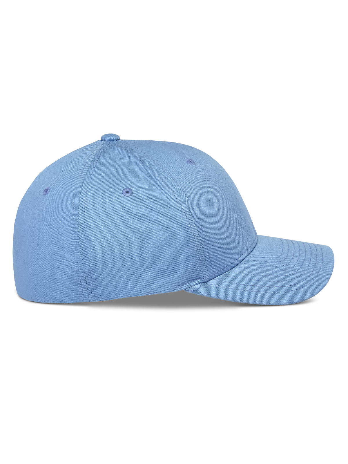 Alpinestars Pivot Hat, Blue, side profile view of a structured baseball cap with a curved bill, cotton twill construction, casual sportswear accessory