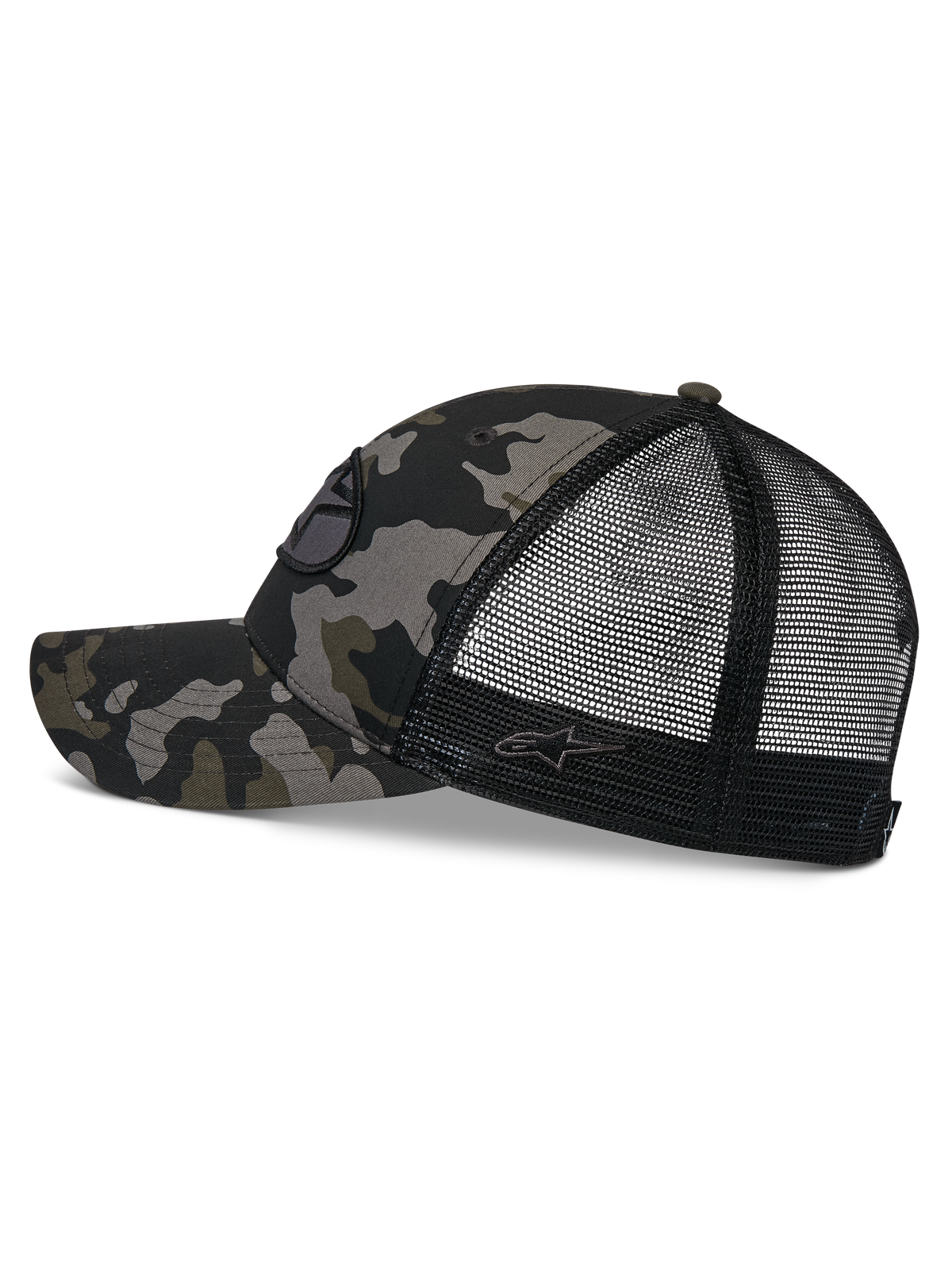Oblique Camo Trucker Hut