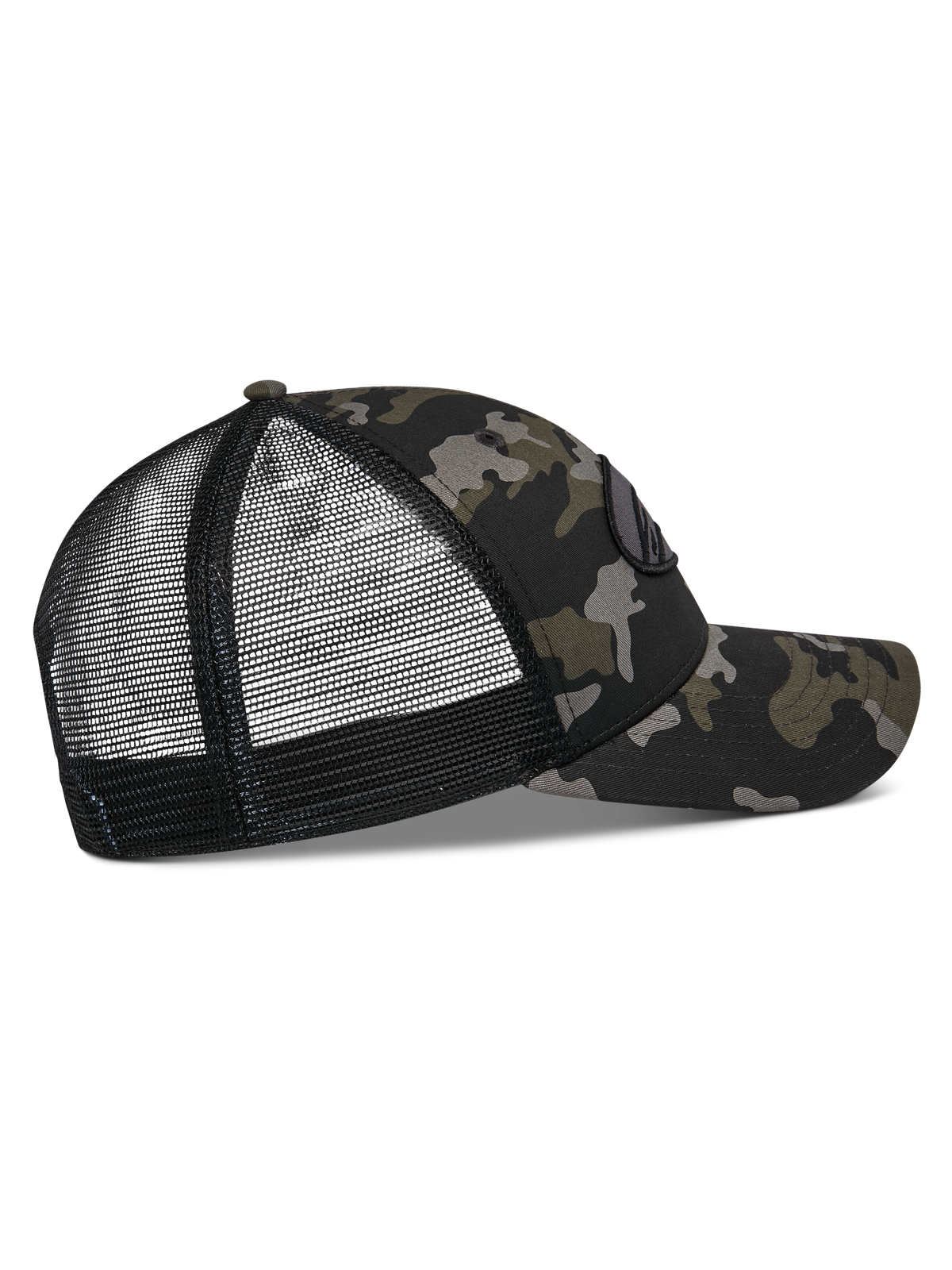 Oblique Camo Trucker Hut