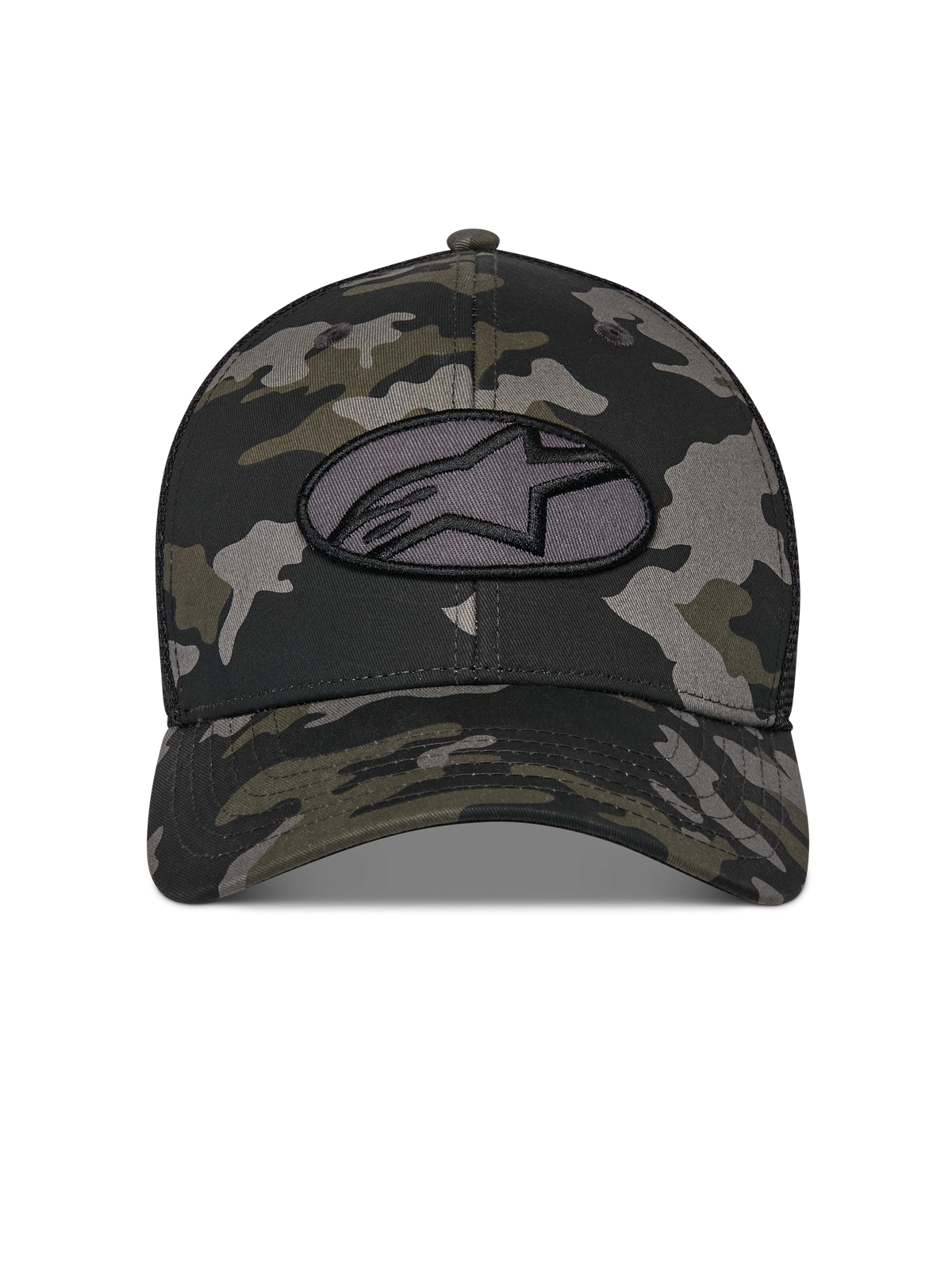 Oblique Camo Trucker Hut