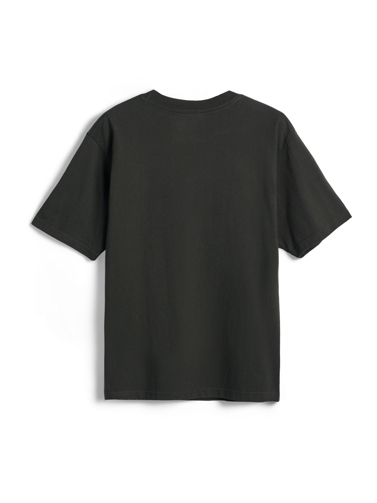 Alpinestars Essentials Ageless SS Tee, Kurzarm-T-Shirt, Off Black, Rückansicht, schlichtes Design mit Stone-Wash-Textur, entspannte Passform, lässige motorsportinspirierte Streetwear