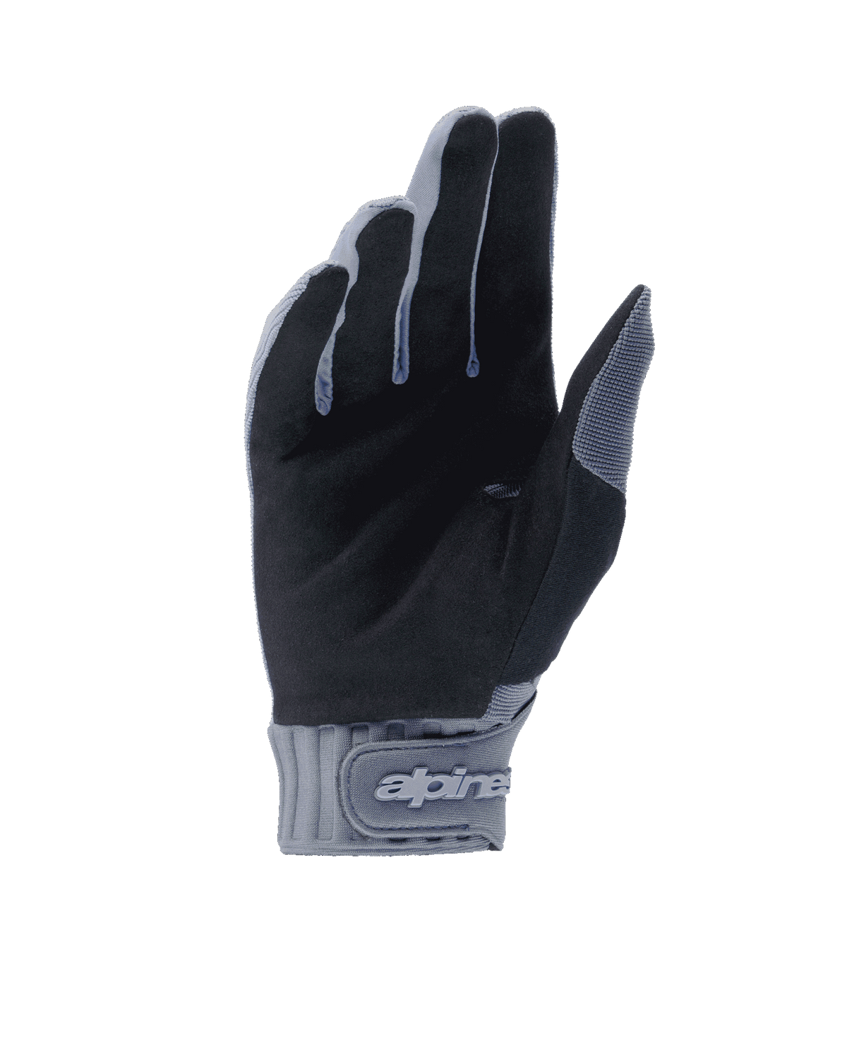 Alpinestars A-Dura Handschuhe, Fahrradhandschuhe, Infinity Blue und Schwarz, Handflächenansicht mit synthetischem Wildleder für Griffigkeit, Neoprenbündchen mit Klettverschluss und Markenlogo, strapazierfähige Ausrüstung für Mountainbiking