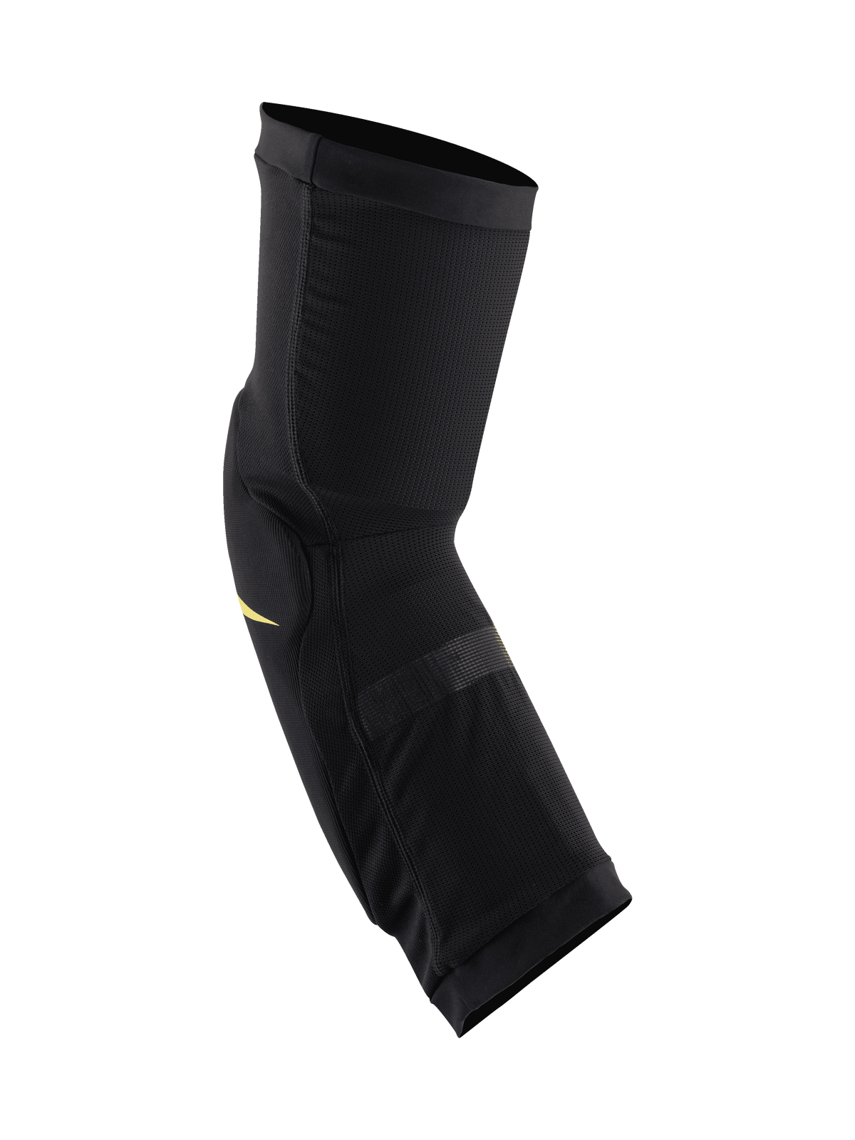 Alpinestars Paragon Plus Knieschützer, Schwarz und Acid Yellow, leichter Slip-on-Knieschutz mit atmungsaktivem Stretch-Mesh, ergonomisches, vorgeformtes Design für Mountainbiking und Offroad-Schutz