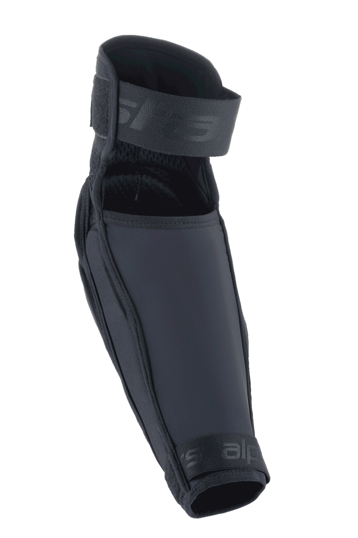 Alpinestars A-Impact Plasma Elite Shield Ellbogenschützer, MTB-Ellbogenschutz, Schwarz, mit glatter TPU-Hartschale für Aufprallschutz, doppelt verstellbaren Riemen für einen sicheren Sitz und einem ergonomischen, vorgeformten Design für aggressives Trail-Riding.