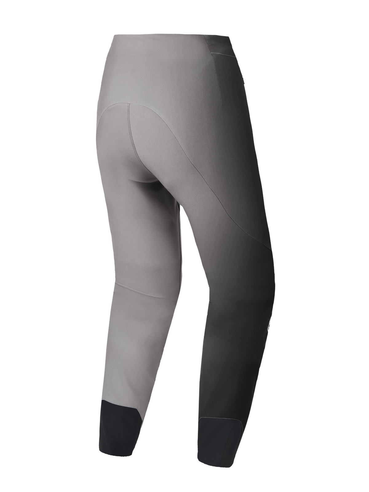 A-Supra Elite MTB Pants in Faded Gray, rear view showing the performance racing fit and flexible 4-way stretch fabric.