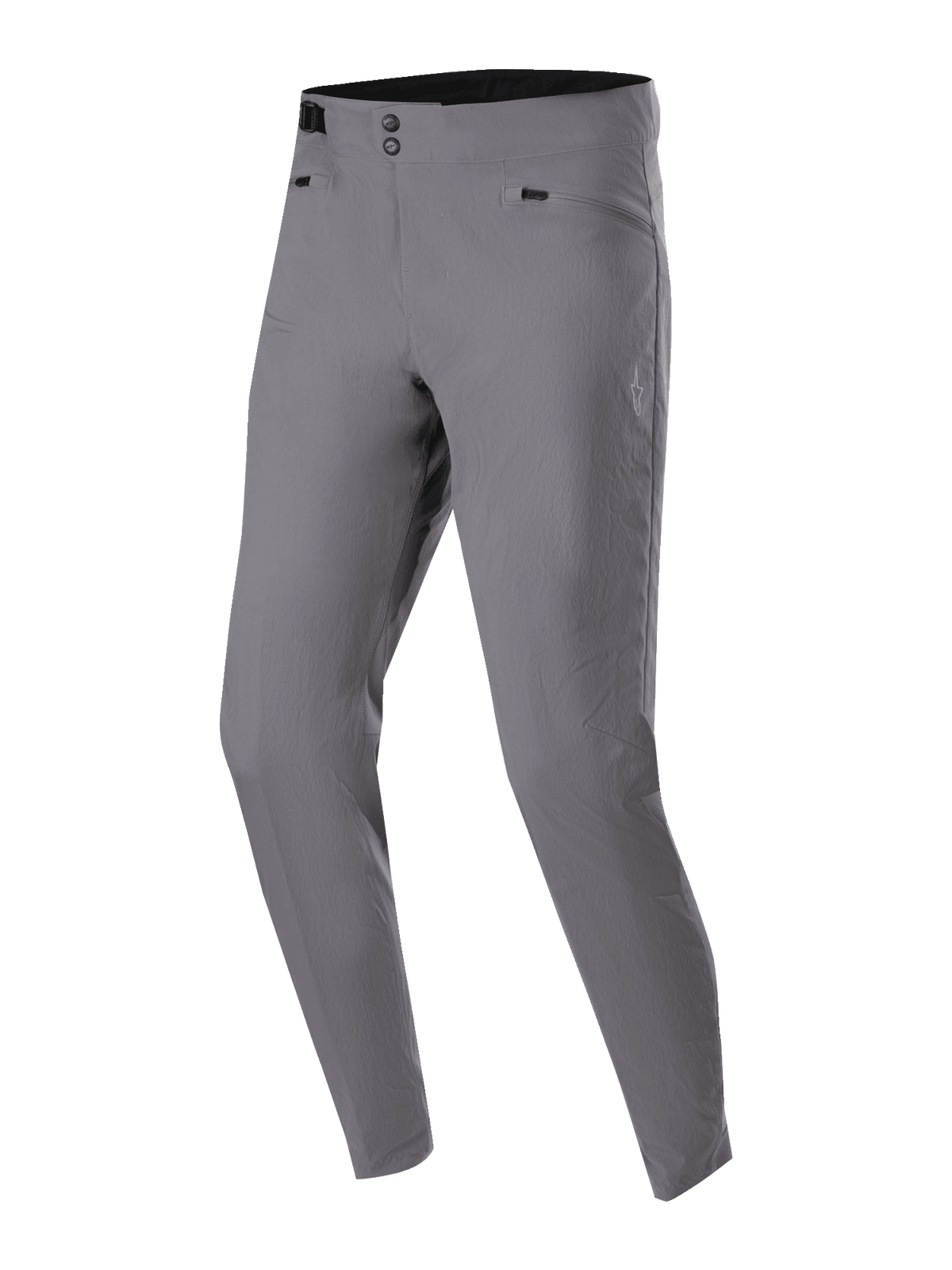 Alpinestars A-Dura Hose, MTB-Fahrradhose, Dunkelgrau, mit doppeltem Druckknopfverschluss, seitlichen Taillenverstellern und Reißverschlusstaschen an der Hüfte, strapazierfähiges 2-Wege-Stretch-Gewebe für Mountainbiking