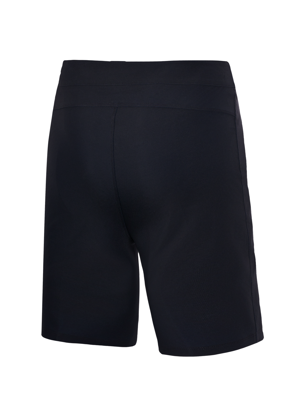 Jugendliche A-Dura Ride Shorts in Schwarz, Rückansicht, MTB-Hose mit 4-Wege-Stretch und regulärer Passform.