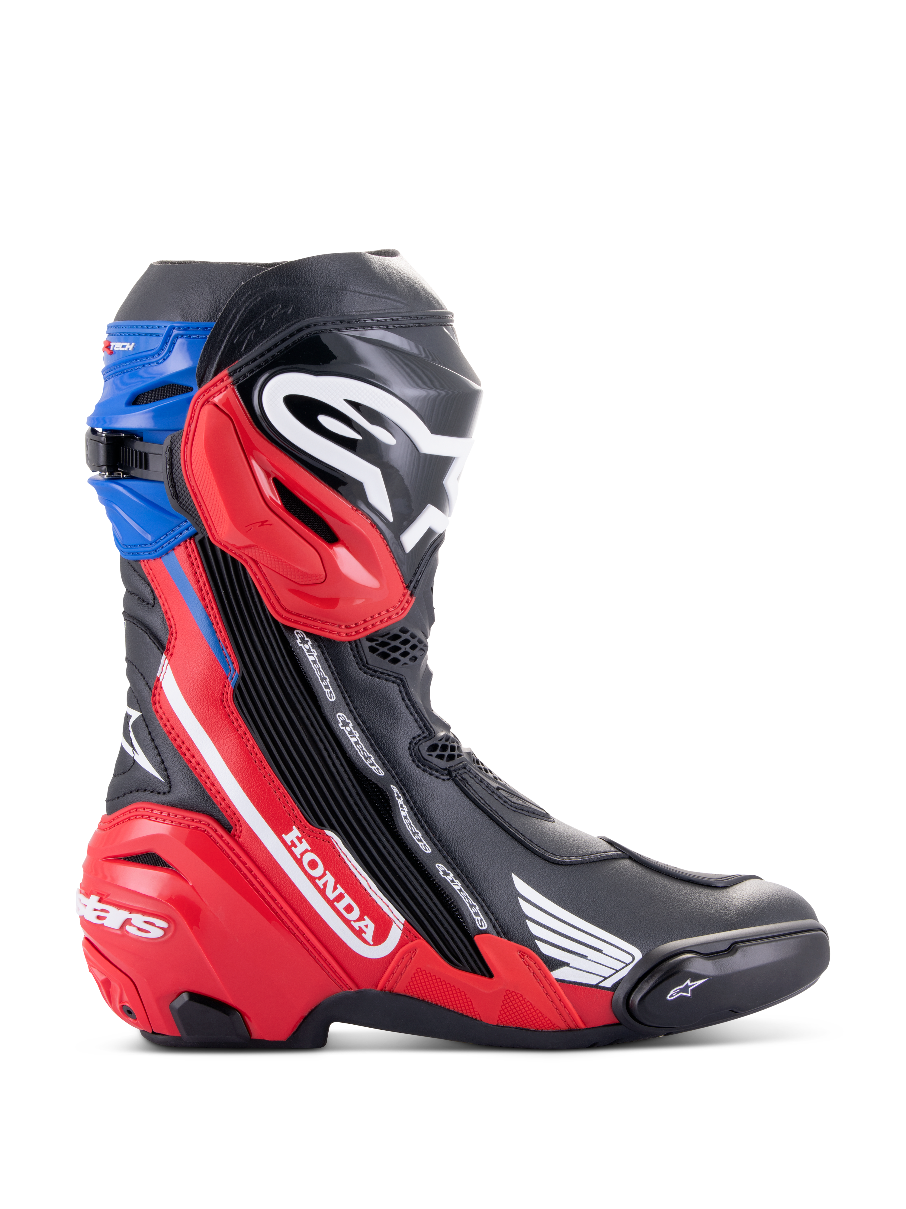 alpinestars×HONDA レーシングブーツ Honda Supertech R - Black Motorcycle Boots | Alpinestars®