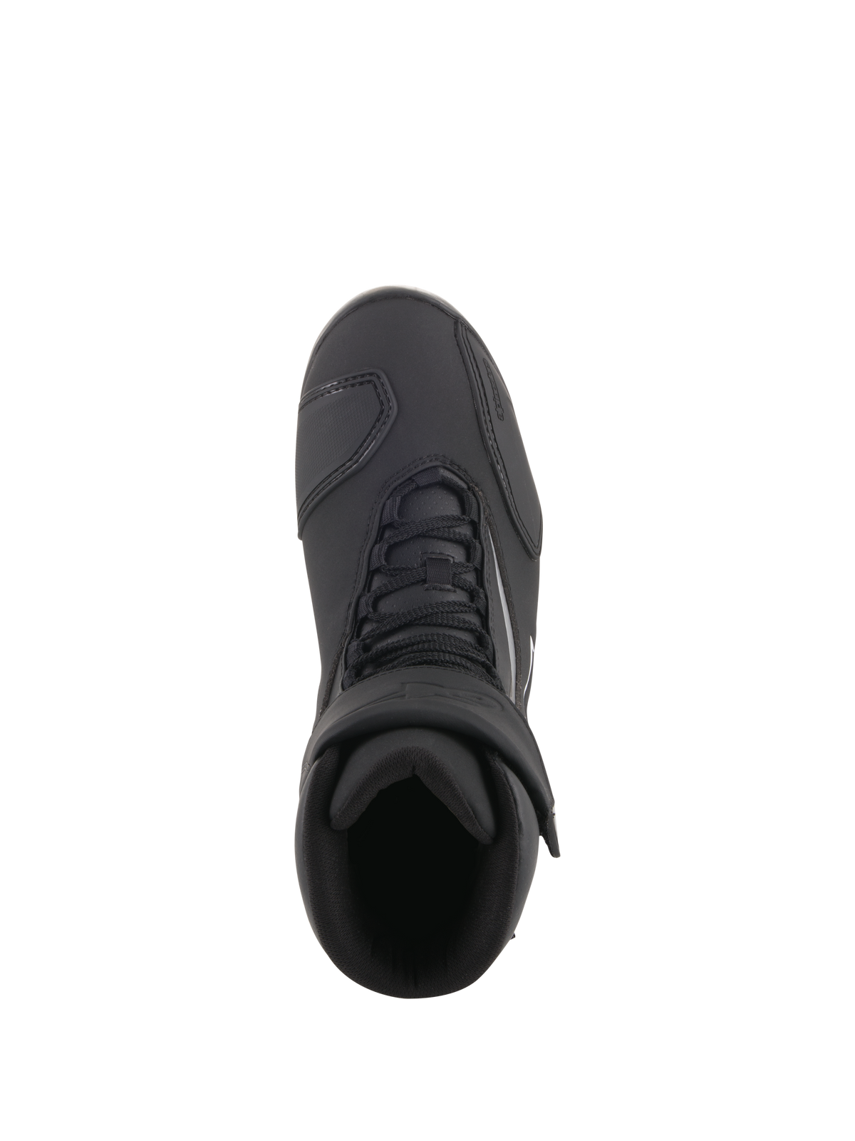 Alpinestars Fastback 2 Drystar® wasserdichte Schuhe, Motorradschuhe, Schwarz und Weiß, Draufsicht mit Schnürverschluss und verstellbarem Klettverschluss, wasserdichtes Schuhwerk für Straßenfahrten