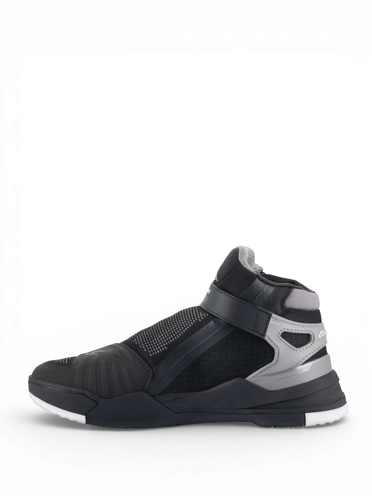 Alpinestars Speedflight Street Schuhe, Herren-Motorradschuhe in Schwarz Gun Metal mit Klett- und Reißverschluss.