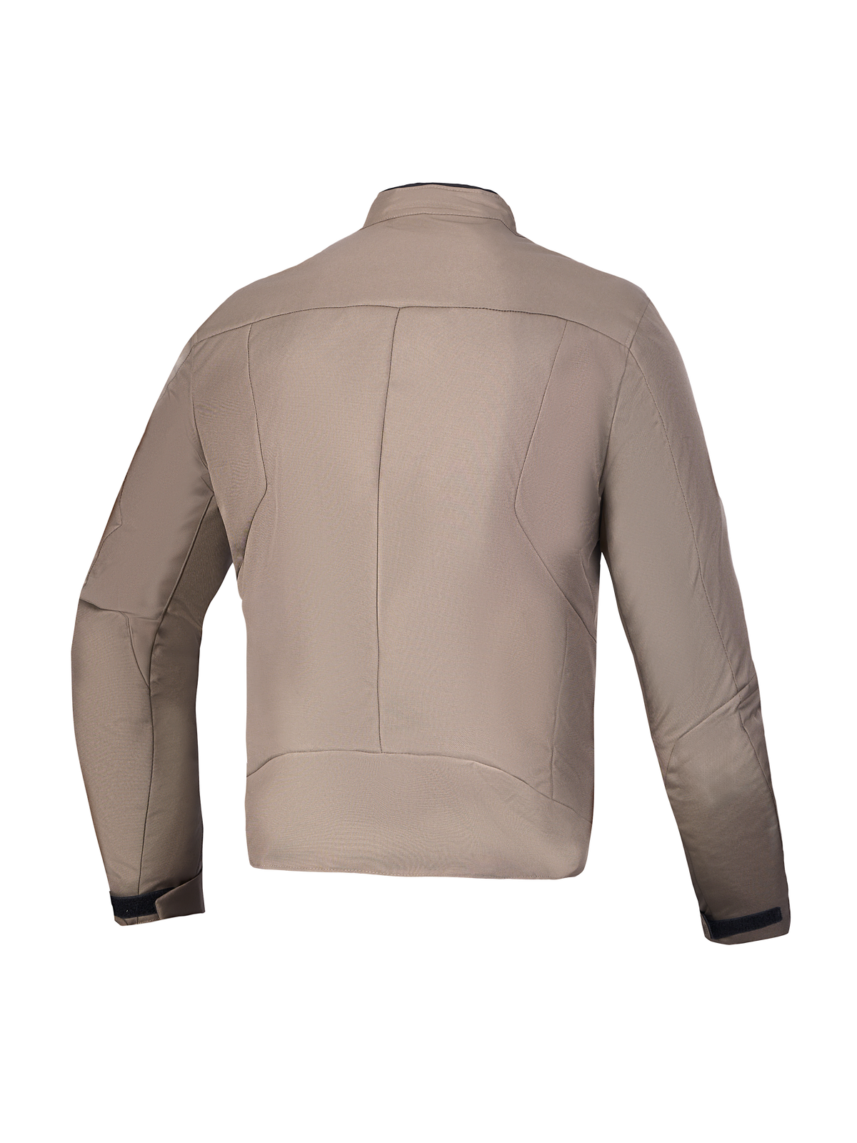 Alpinestars C 1 Waterproof Jacke, urbane Motorradjacke, Rückansicht mit 3D-Rückenmuster und ergonomischen Ärmeln, Walnut Black, Textilkonstruktion