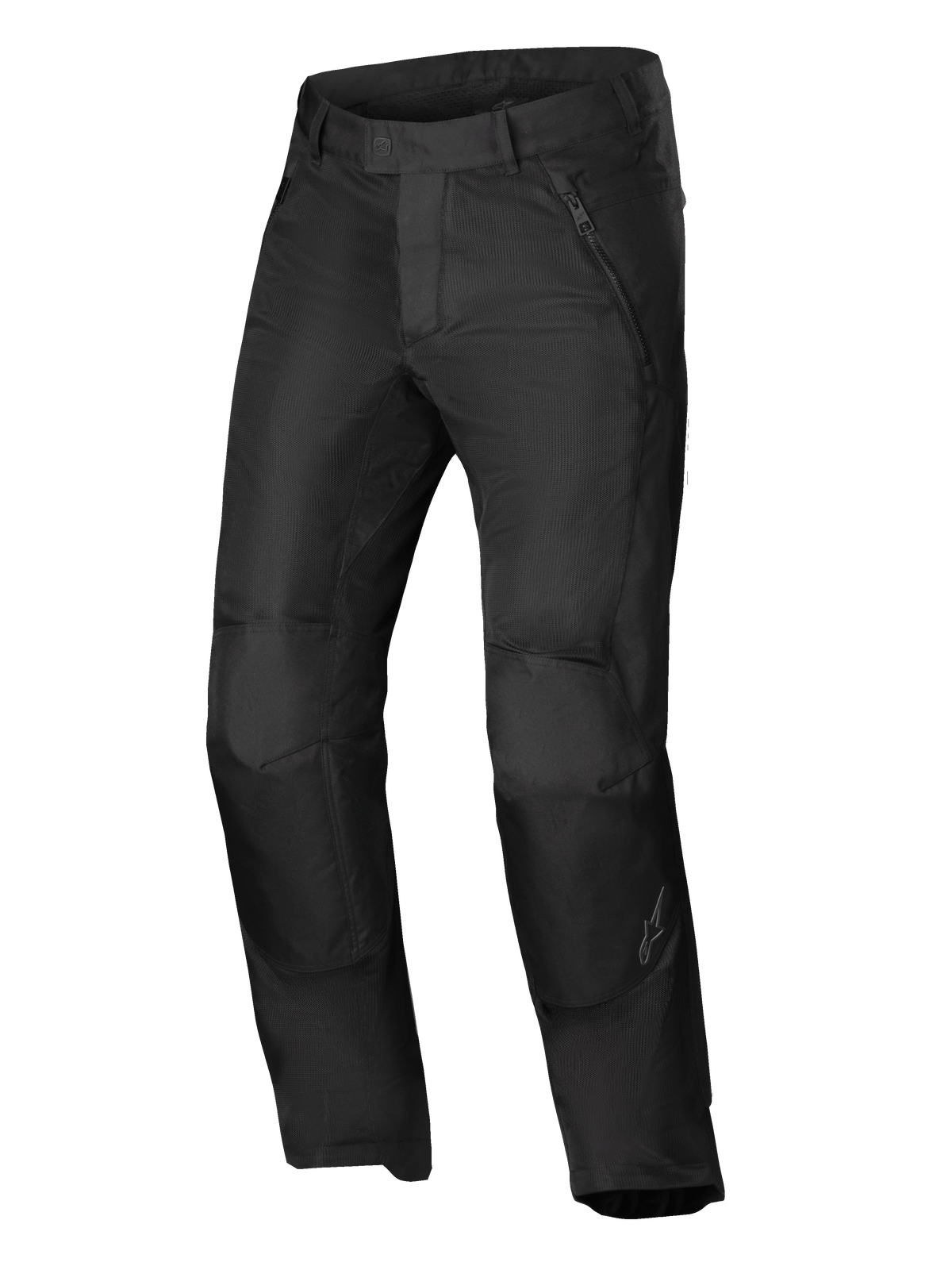 Alpinestars C-1 Air Hose, schwarze Herren-Motorradtextilhose, CE-zertifizierte Urban-Motorradbekleidung mit Mesh-Einsätzen