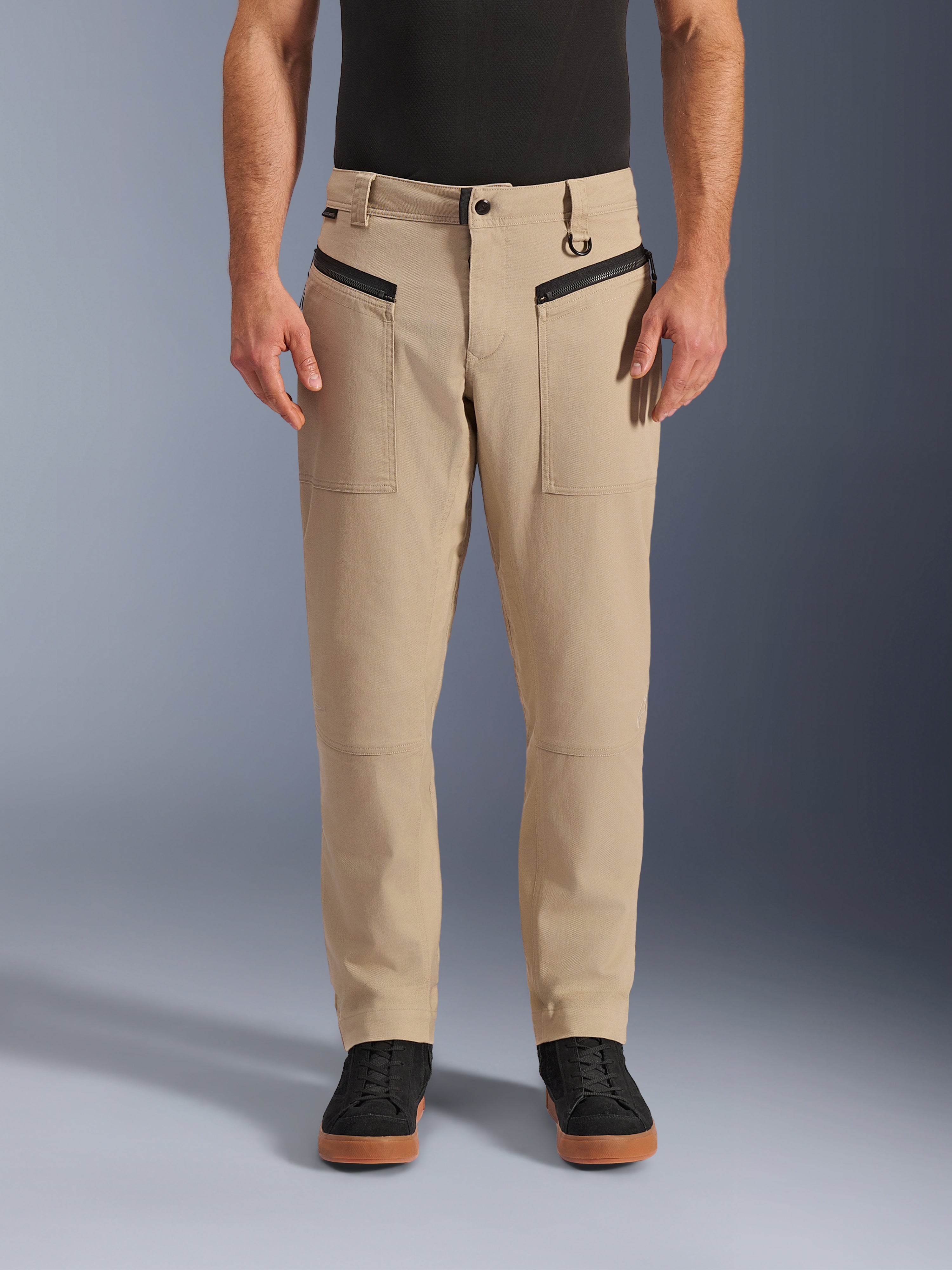 Flex-AST Canvas Pants - Gray Motorcycle Textile Pants | Alpinestars®