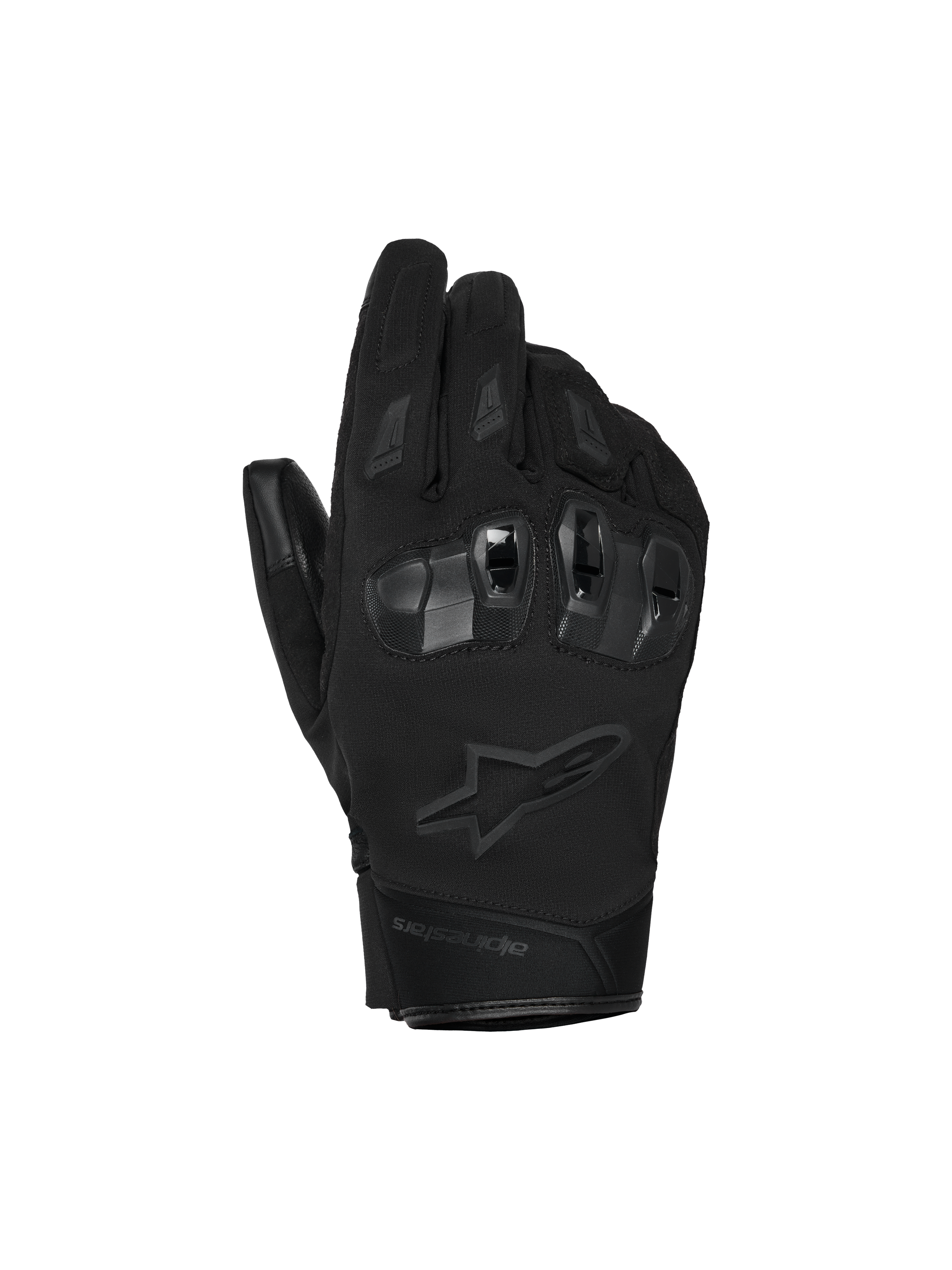 SP X Z Waterproof - Black Motorcycle Gloves | Alpinestars®