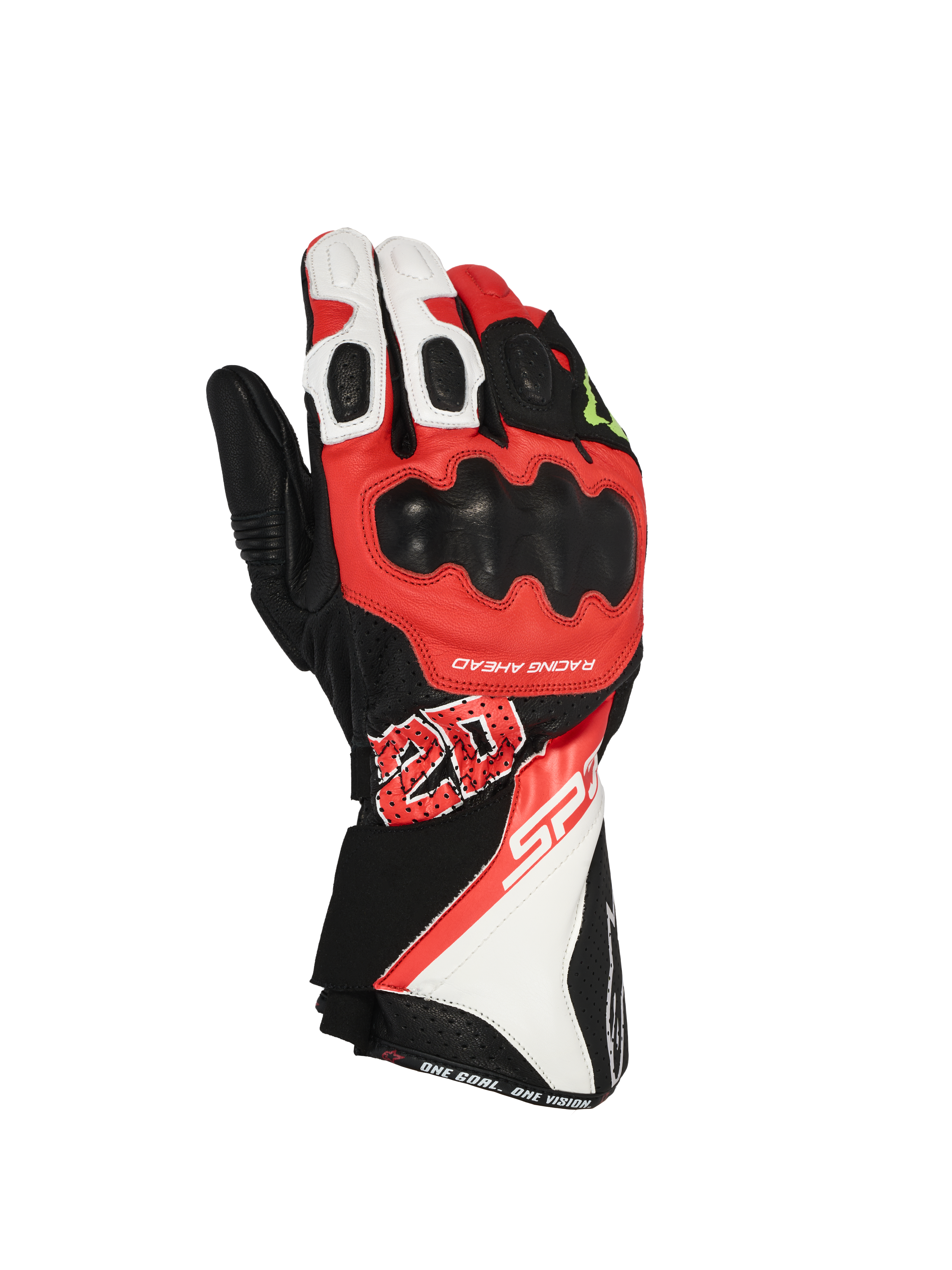 L / Black Red Fluo White