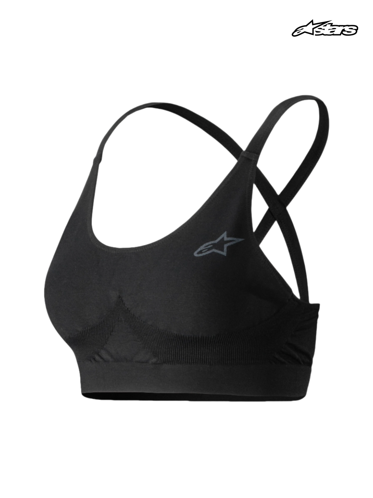 Alpinestars Stella TECH ZX BH, Damen-Rennsport-Basisschicht, Schwarz, flammhemmende LENZING™ FR-Konstruktion, FIA-zertifiziert