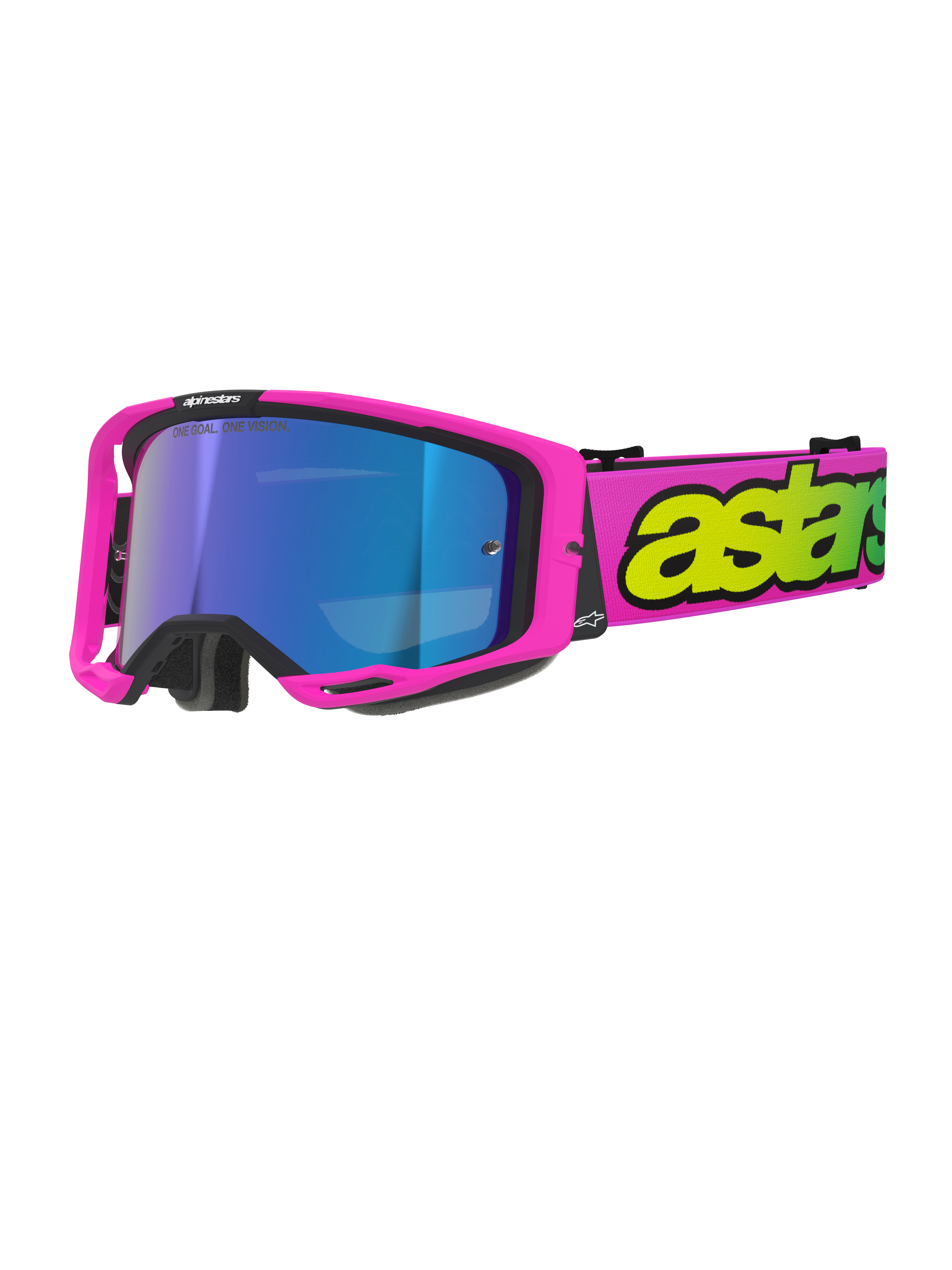 レインボーガール Vision 8 Vista - Yellow MX Goggles | Alpinestars®