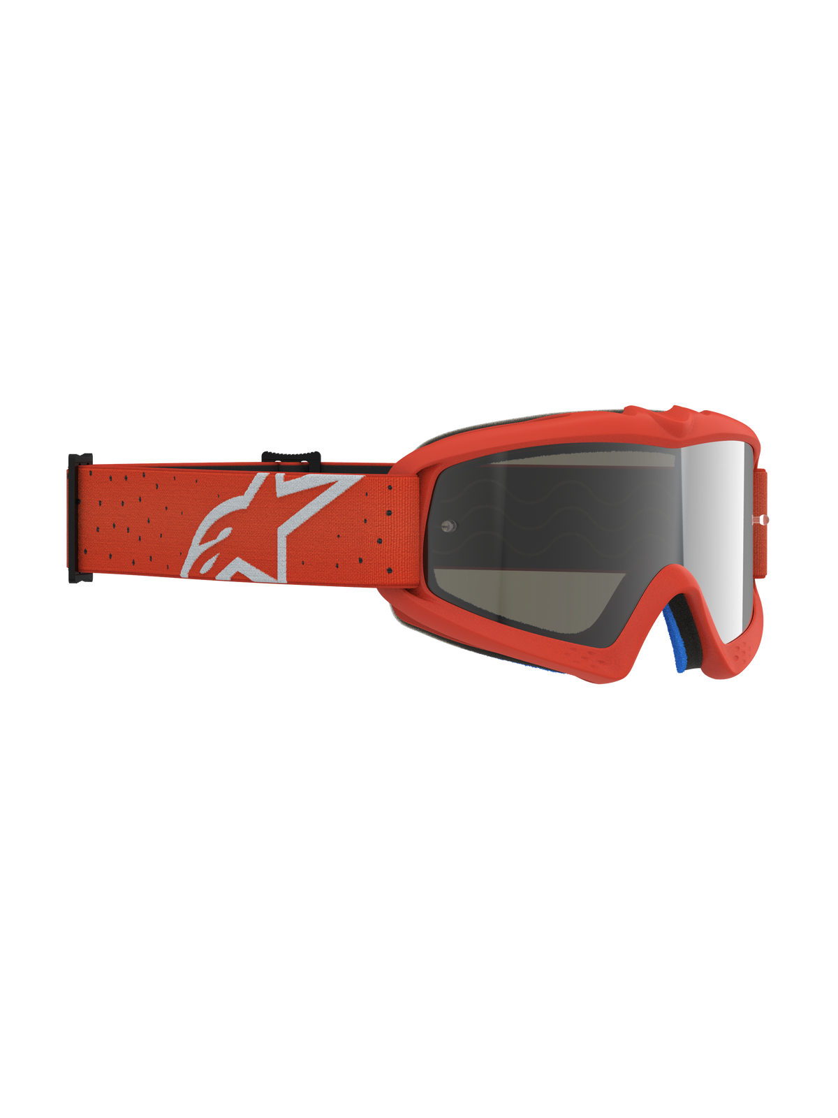 Alpinestars Vision Jugend-Schutzbrille Vesta, Motocross-Schutzbrille, Kinder, Orange und Silber, Anti-Beschlag-Scheibe