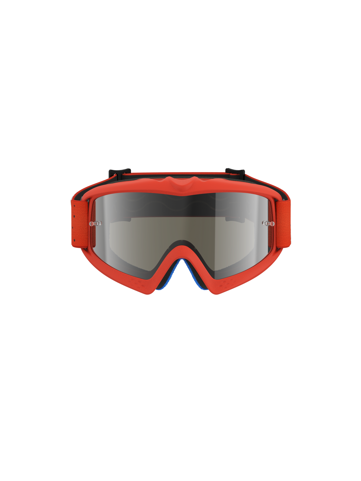 Alpinestars Vision Jugend-Schutzbrille Vesta, orange MX-Schutzbrille für Kinder mit silberverspiegelter Anti-Beschlag-Linse.