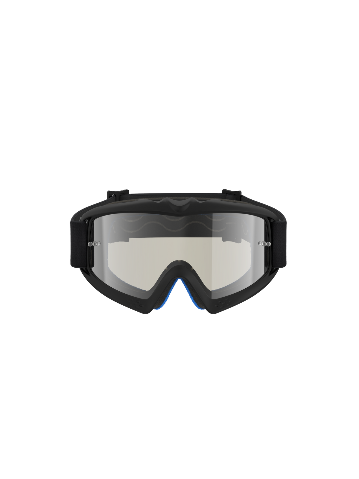 Alpinestars Vision Jugend-Schutzbrille Atrox, Motocross-Schutzbrille für Kinder, Schwarz mit silber verspiegelter Linse, Anti-Beschlag-Polycarbonatlinse und A-FLEX-Urethan-Rahmen für optimale Passform.