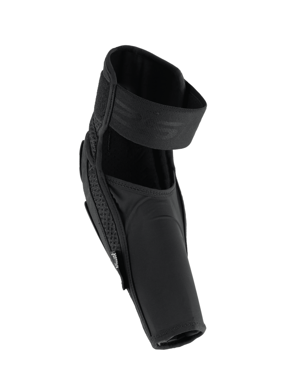 Alpinestars Bionic Pro Plasma Elbow Protector, black off-road elbow guard featuring an elasticated top strap and anatomically profiled sleeve, lightweight and breathable protective gear for motocross and enduro.