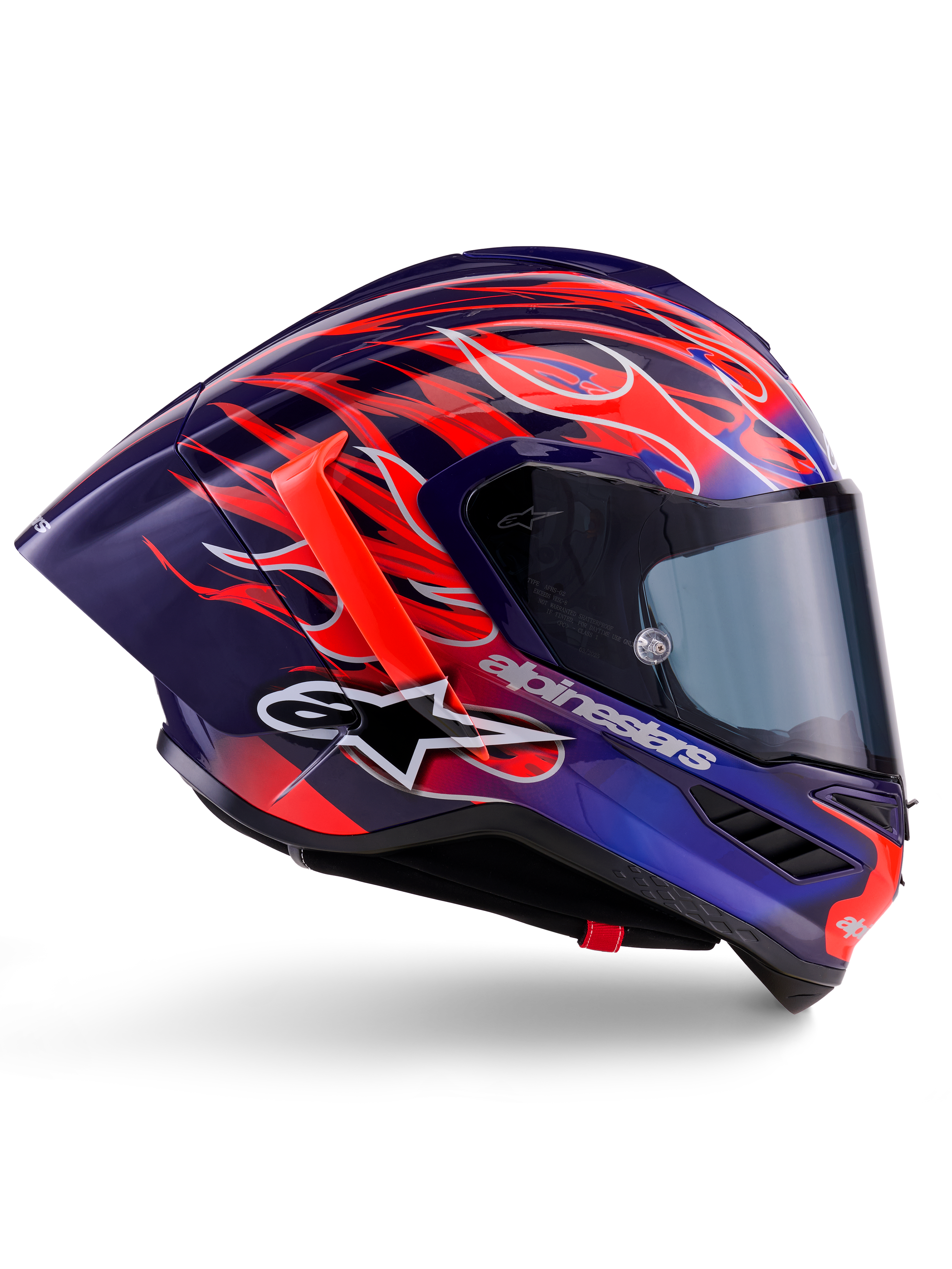  ネイビー/レッド フルジップフーディ Supertech R10 LE Flyte - Purple Motorcycle Helmet | Alpinestars®