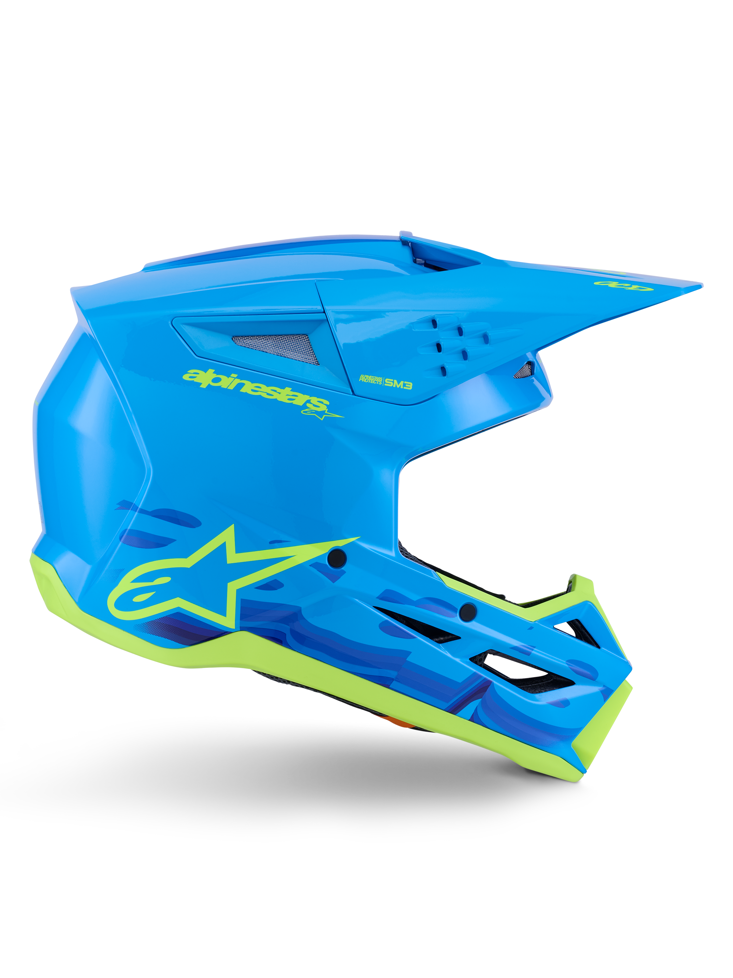 SM3 Force OCD - Cyan MX Helmet