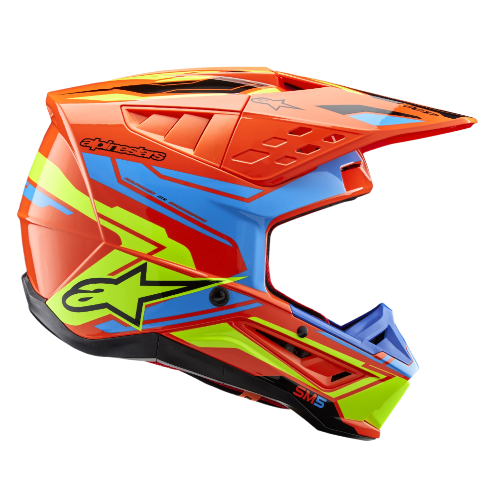 SM5 Action 2 - Orange MX Helmet | Alpinestars®