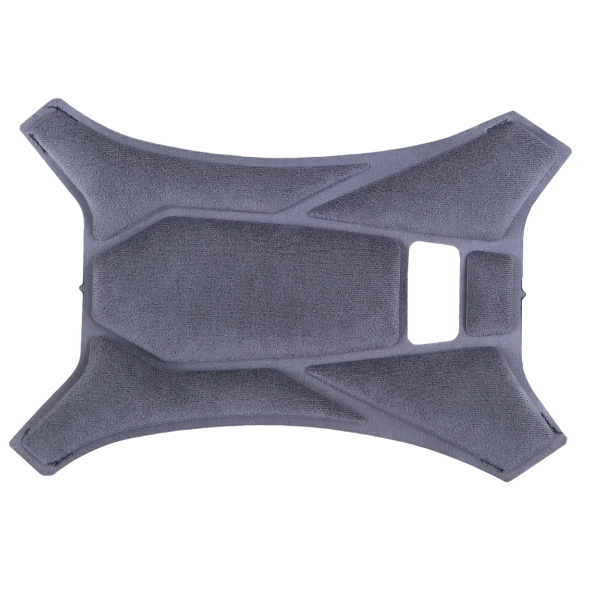 Alpinestars Supertech R10 Top Pad, graues Helmzubehör, Ersatz-Oberkopfpolster, geometrisch gepolstertes Design mit weicher Stoffstruktur, offizielle S-R10 Innenkomponente