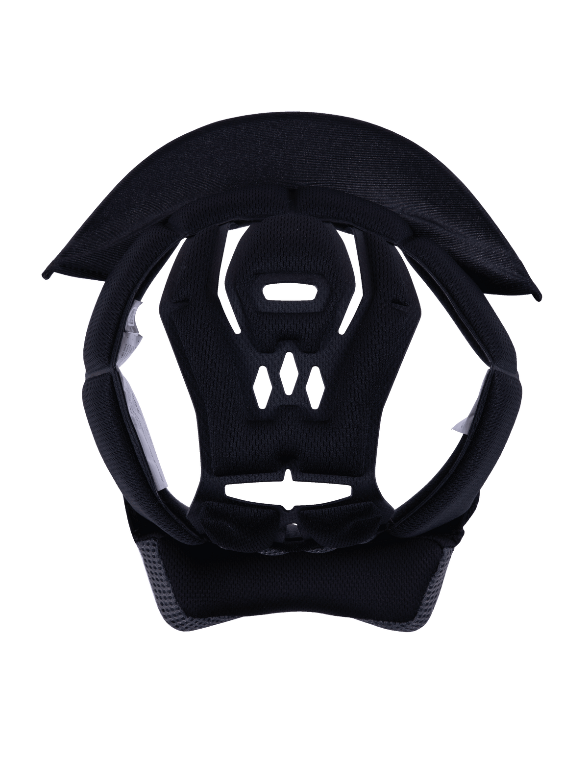 Alpinestars S-M3 Jugend-Kronenpolster, Helmzubehör, Grau, Ersatz-Innenfutter mit strukturierter Mesh-Polsterung, ovale Form mit geometrischen Belüftungsausschnitten für Atmungsaktivität, entwickelt für SM3 Jugend-Motocross-Helme