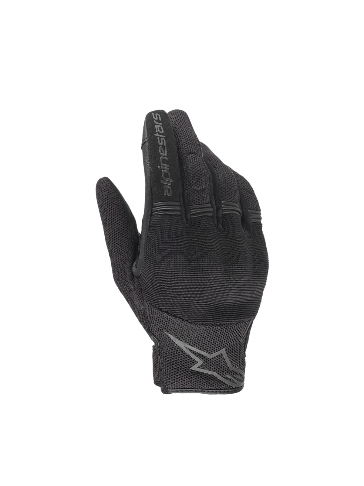 Alpinestars Copper Handschuhe, Urban Motorradhandschuhe für Herren, Schwarz, Textil-Mesh mit Hartschalen-Knöchelschutz, CE-zertifiziert
