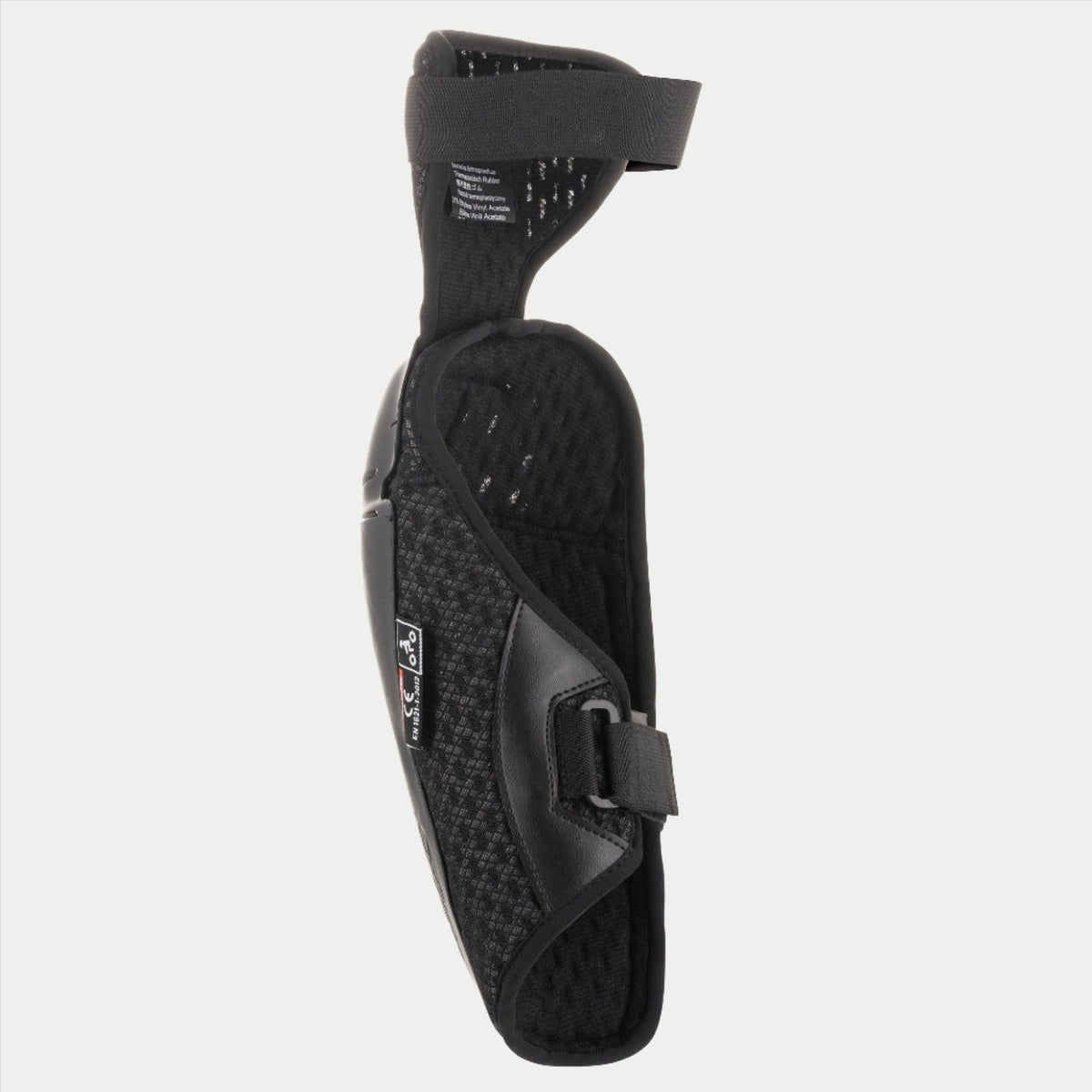Alpinestars Youth Bionic Plus Ellbogenschützer, Schwarz, Innenansicht mit atmungsaktivem 3D-Mesh-Futter und doppeltem Klettverschluss, leichtes ergonomisches Design für Motocross-Schutz für Jugendliche