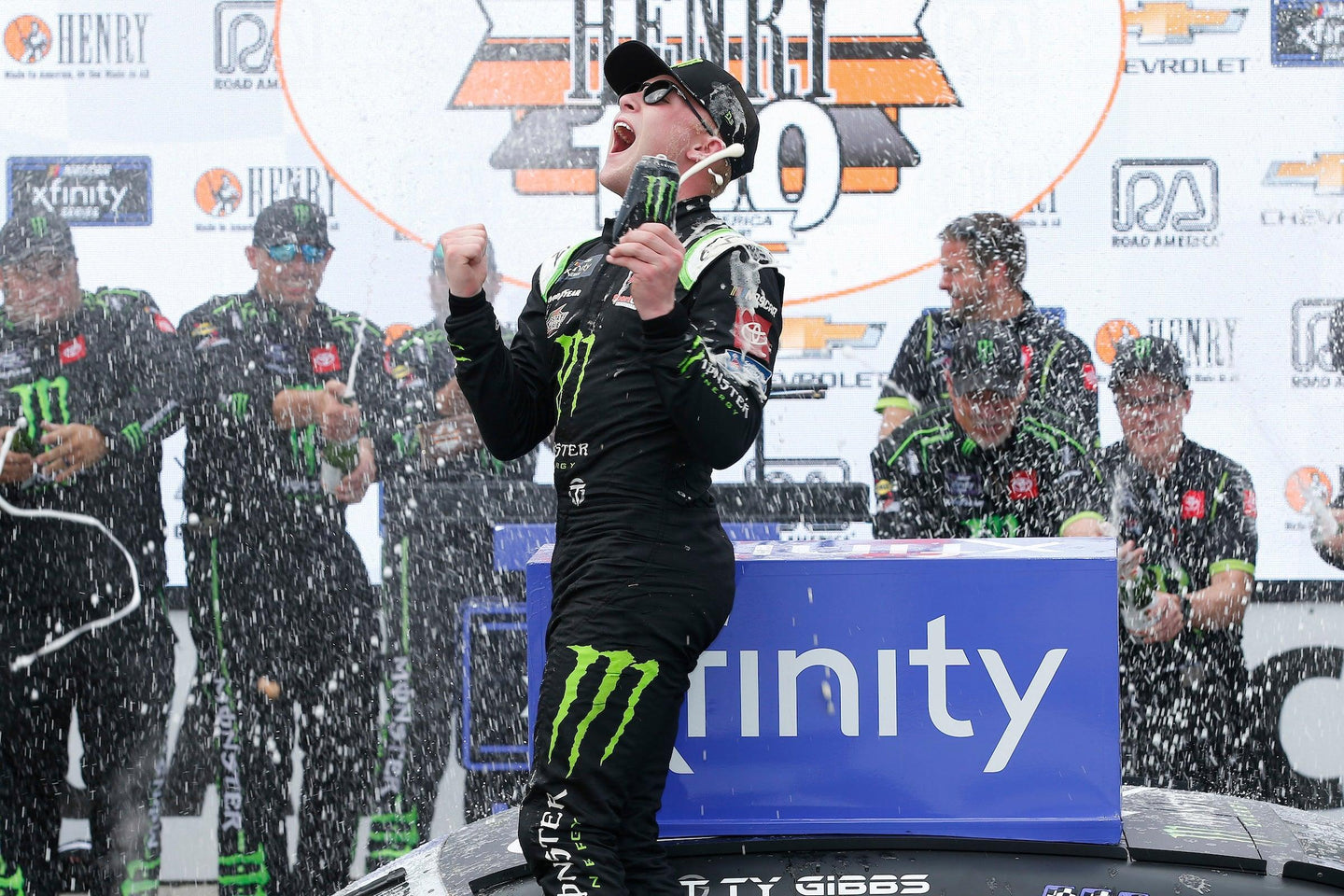 TY GIBBS SEALS NASCAR XFINITY WIN WITH MASTERFUL DISPLAY AT ROAD AMERICA