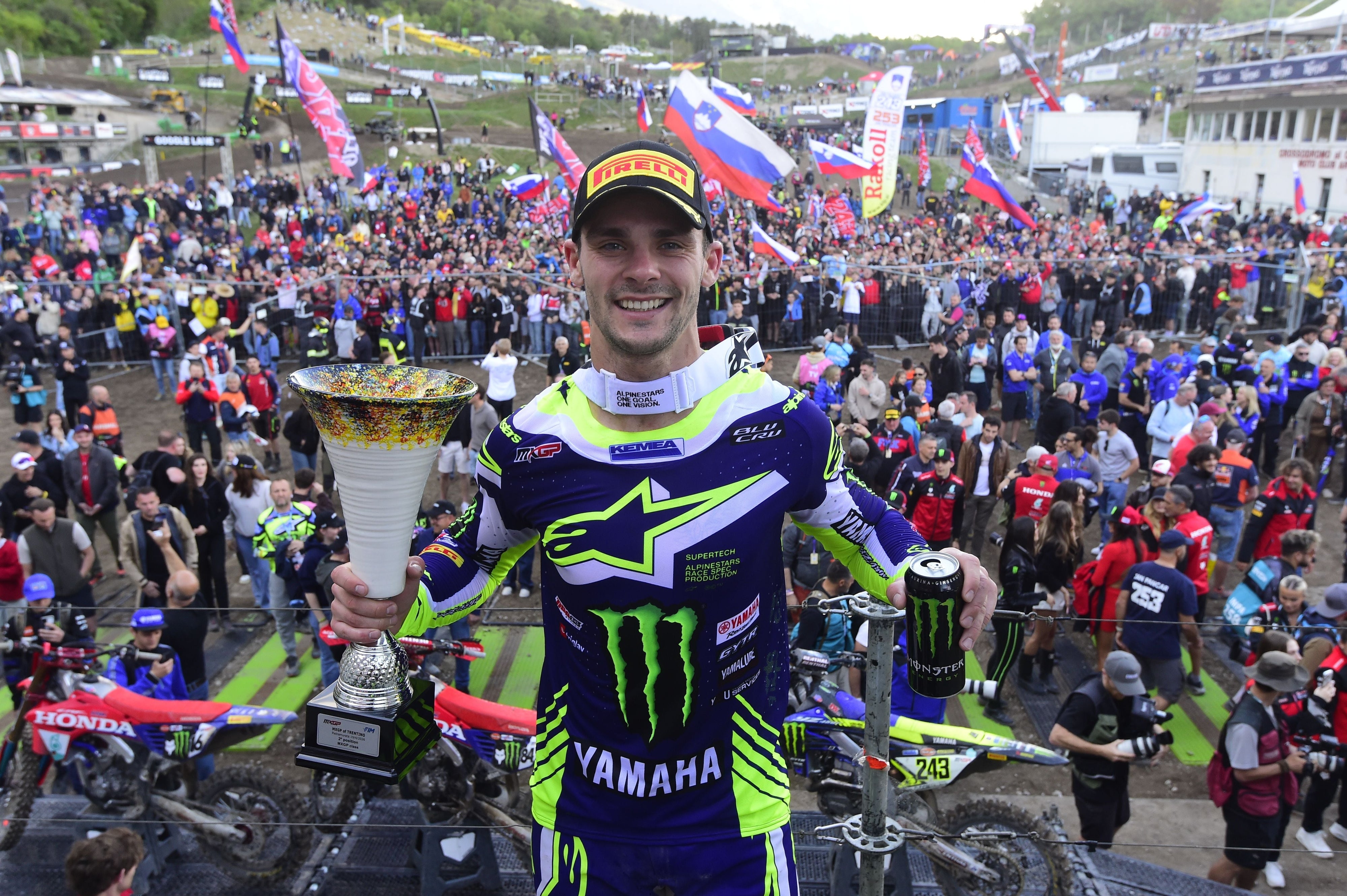 TIM GASJER AT THE FOREFRONT OF GRAND PRIX OF TRENTINO ACTION IN ITALY