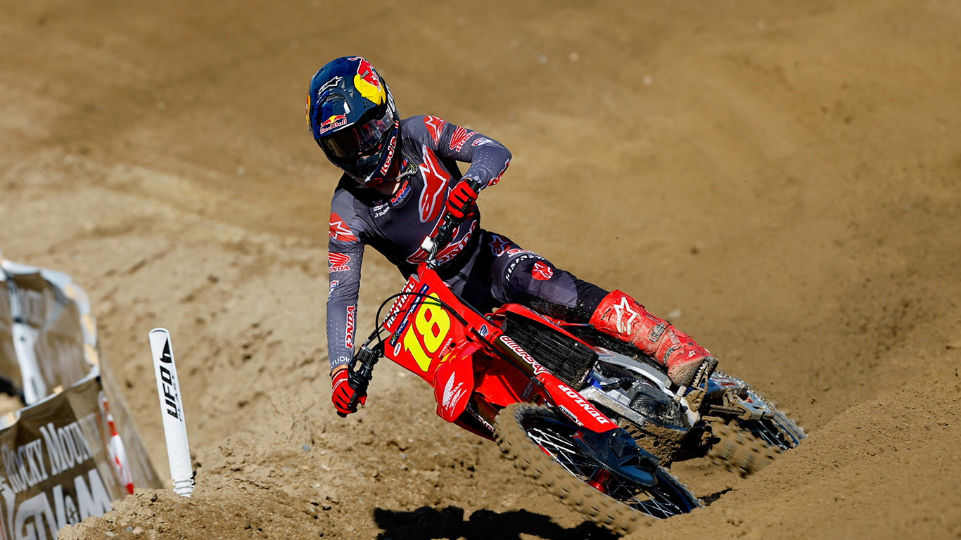 ポルノスター JETT LAWRENCE LEADS ALPINESTARS 450MX SWEEP AT HANGTOWN