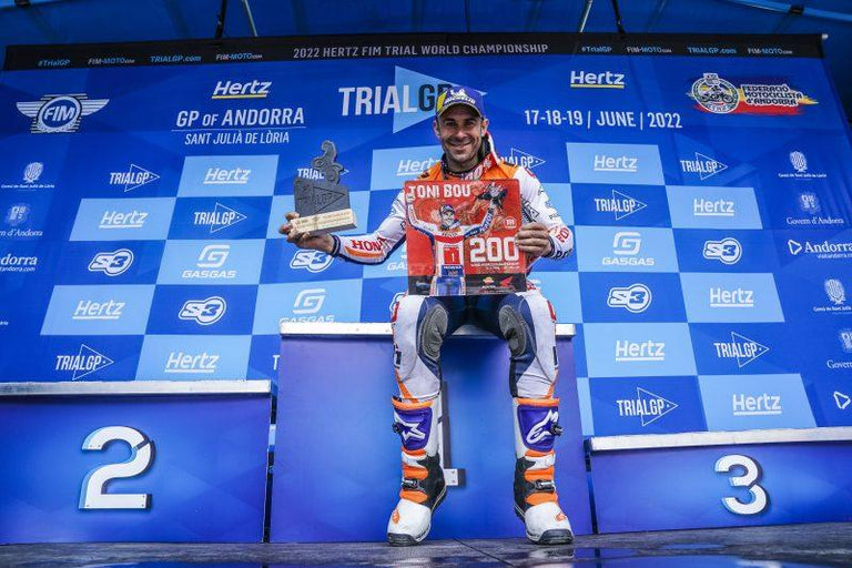 TONI BOU MAKES HISTORY AFTER SEALING AN INCREDIBLE 200TH TRIAL WORLD CHAMPIONSHIP WIN AT THE ANDORRA GP