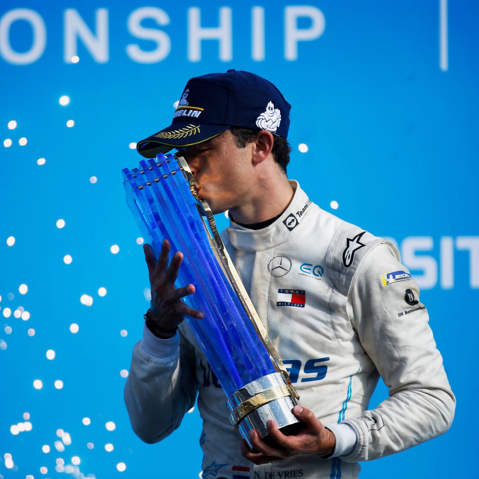 Nyck de Vries wurde 2021 Formel -E -Champion im Saisonfinale in Deutschland gekrönt