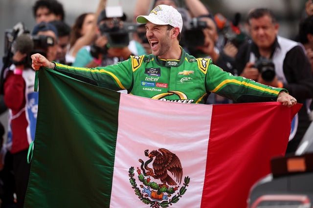 DANIEL SUÁREZ CHARGES FROM LAST TO WIN XFINITY RACE IN MEXICO