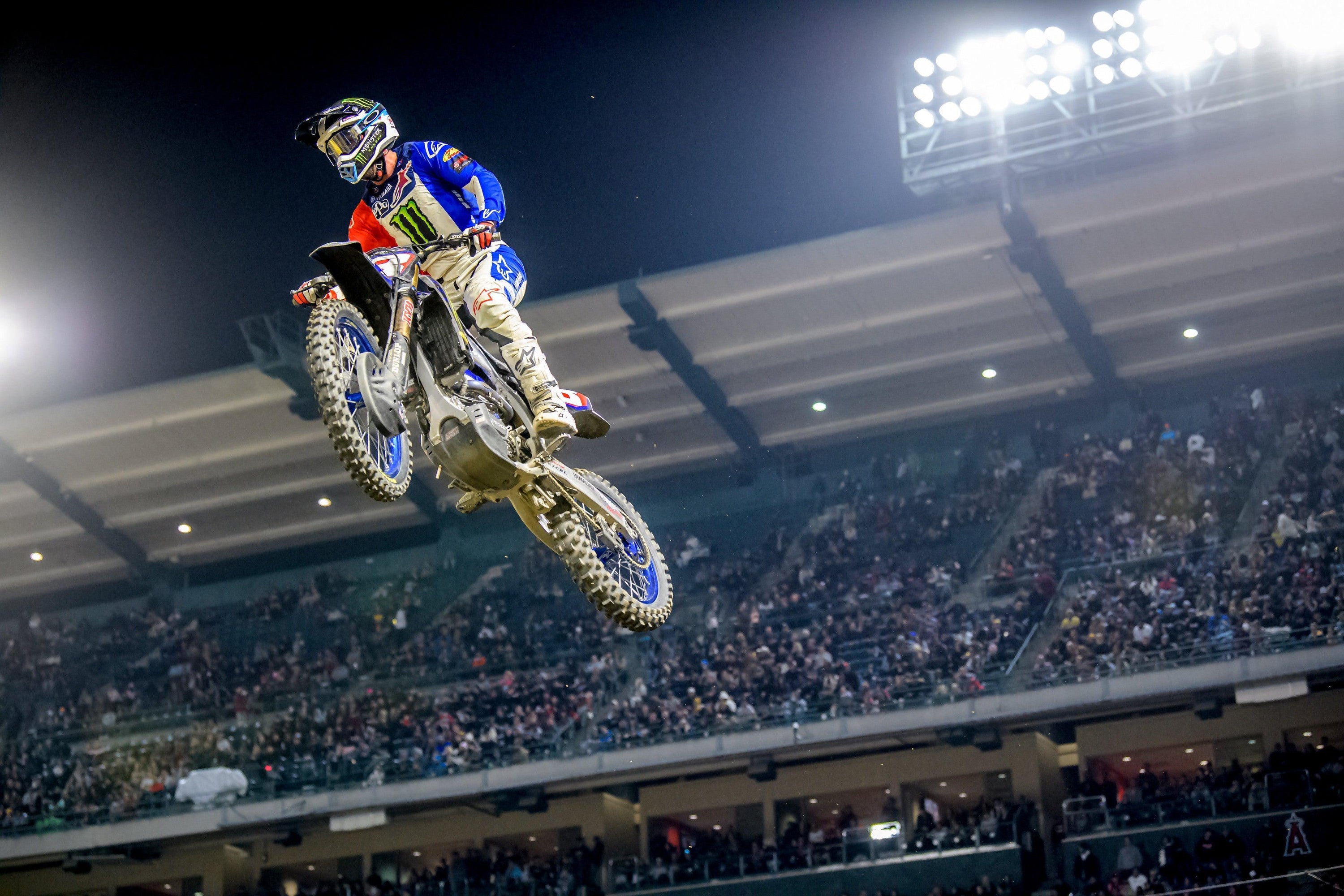 ELI TOMAC LEADS AN ALPINESTARS PODIUM LOCK-OUT IN ANAHEIM 2 450SX RACE IN CALIFORNIA