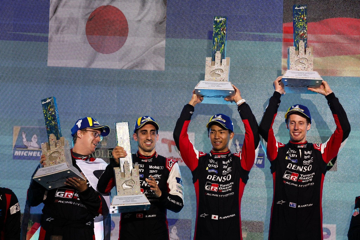 SEBASTIEN BUEMI, RYO HIRAKAWA AND BRENDON HARTLEY POWER TO DOMINANT WORLD ENDURANCE CHAMPIONSHIP SIX HOURS OF SAO PAOLO RACE VICTORY IN BRAZIL