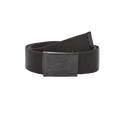 Alpinestars Ageless Web-Gürtel, schwarzer gewebter Stoffgürtel, Metall-Klemmschnalle mit geprägtem Stern-Logo, Metallspitze mit Logo, strapazierfähiges Accessoire für Freizeit und Sport