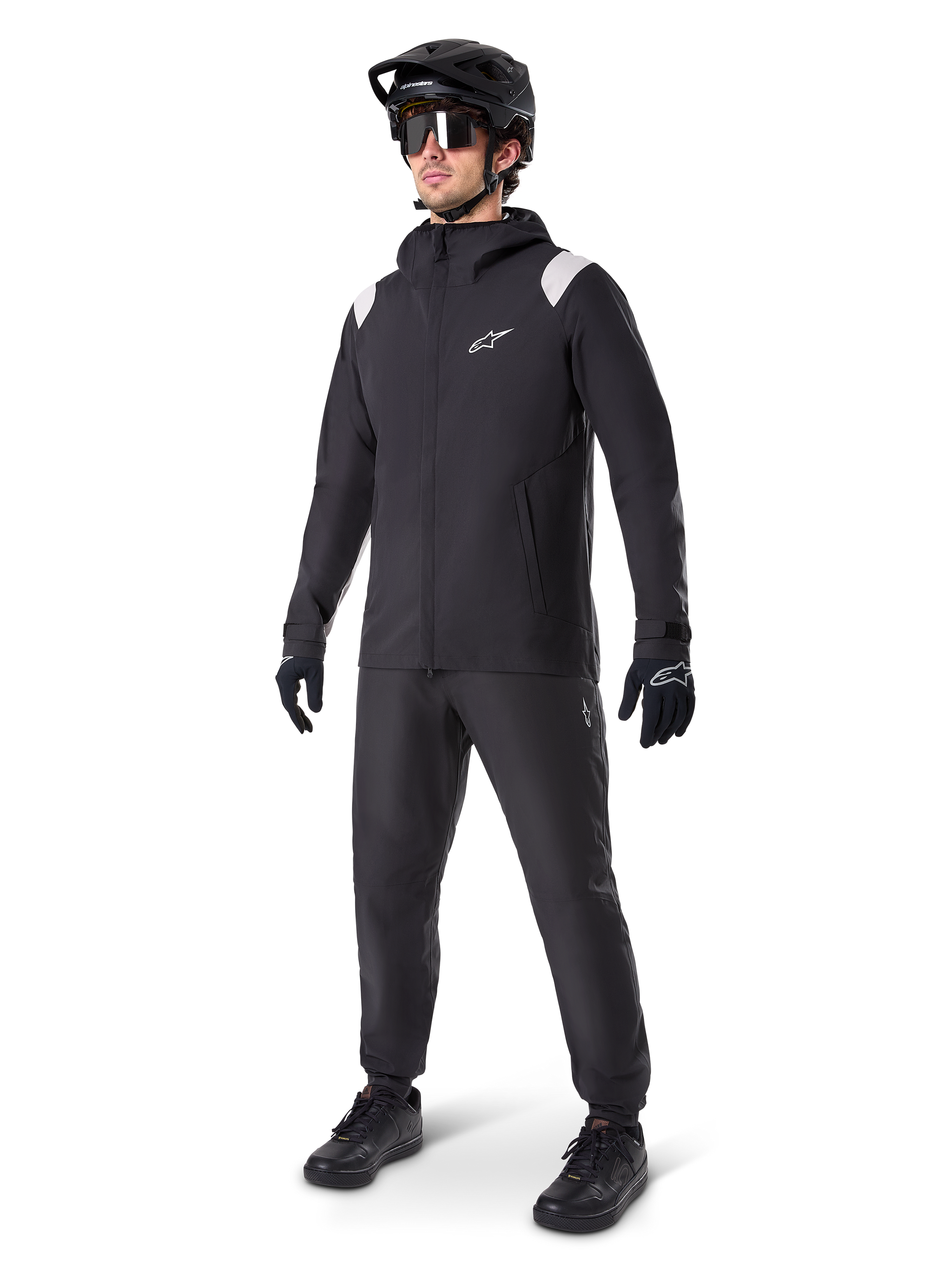 allwetter fahrradbekleidung A-Dura Regenjacke - Schwarz MTB Jacke
