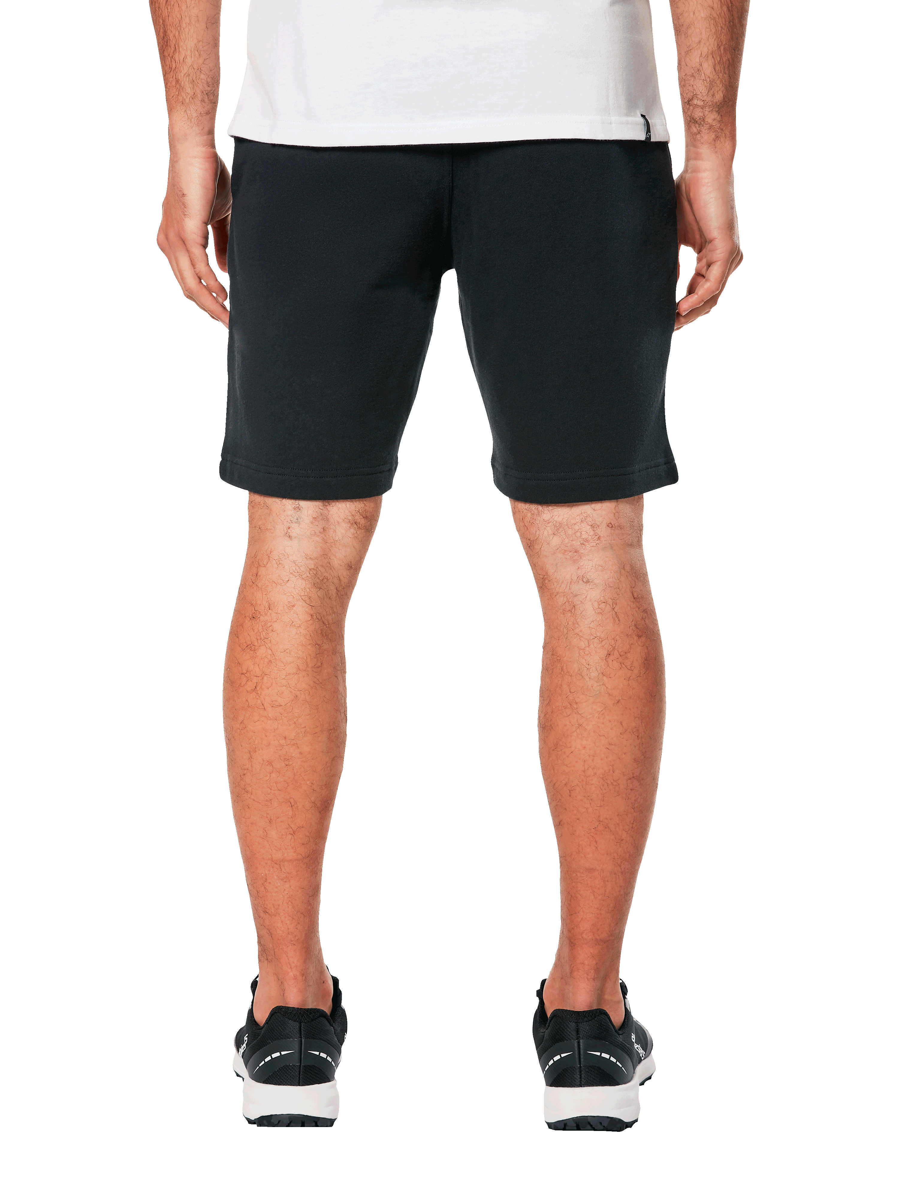 Alpinestars Dunker Short, Fleece-Trainingsshorts für Herren, Schwarz, Rückansicht, bequeme Passform mit elastischem Bund, Sportbekleidung