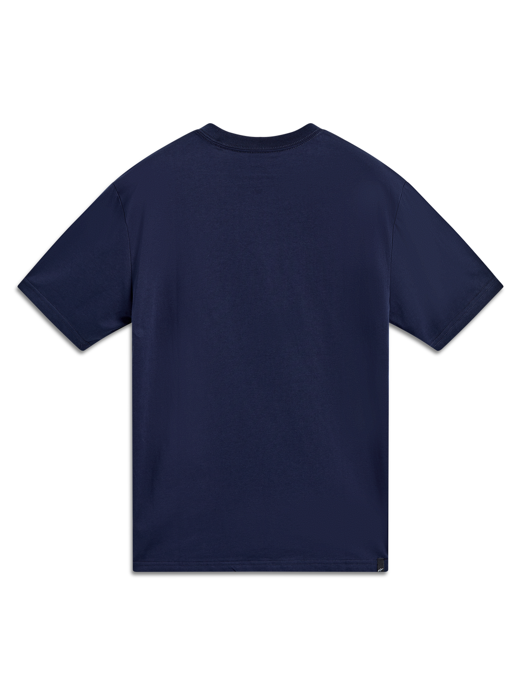 Alpinestars Ageless 2.0 CSF T-Shirt, blaues Kurzarm-Sportswear-T-Shirt, Baumwolle-Polyester-Mix, Rückansicht.