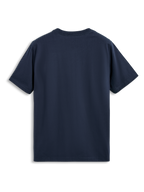 Alpinestars Blaze 2.0 CSF Tee, Short Sleeve T-Shirt, Navy Blue, Back View, Casual Motorsport-Inspired Design