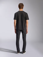 Alpinestars CSF Tee, Kurzarm-T-Shirt, Schwarz, Rückansicht am Model, lässige Motorsport-Streetwear