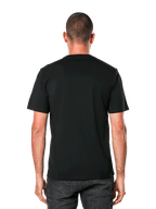 Alpinestars Cali 2.0 CSF Tee, Kurzarm-T-Shirt, Schwarz, Rückansicht, Casual Motorsport Streetwear