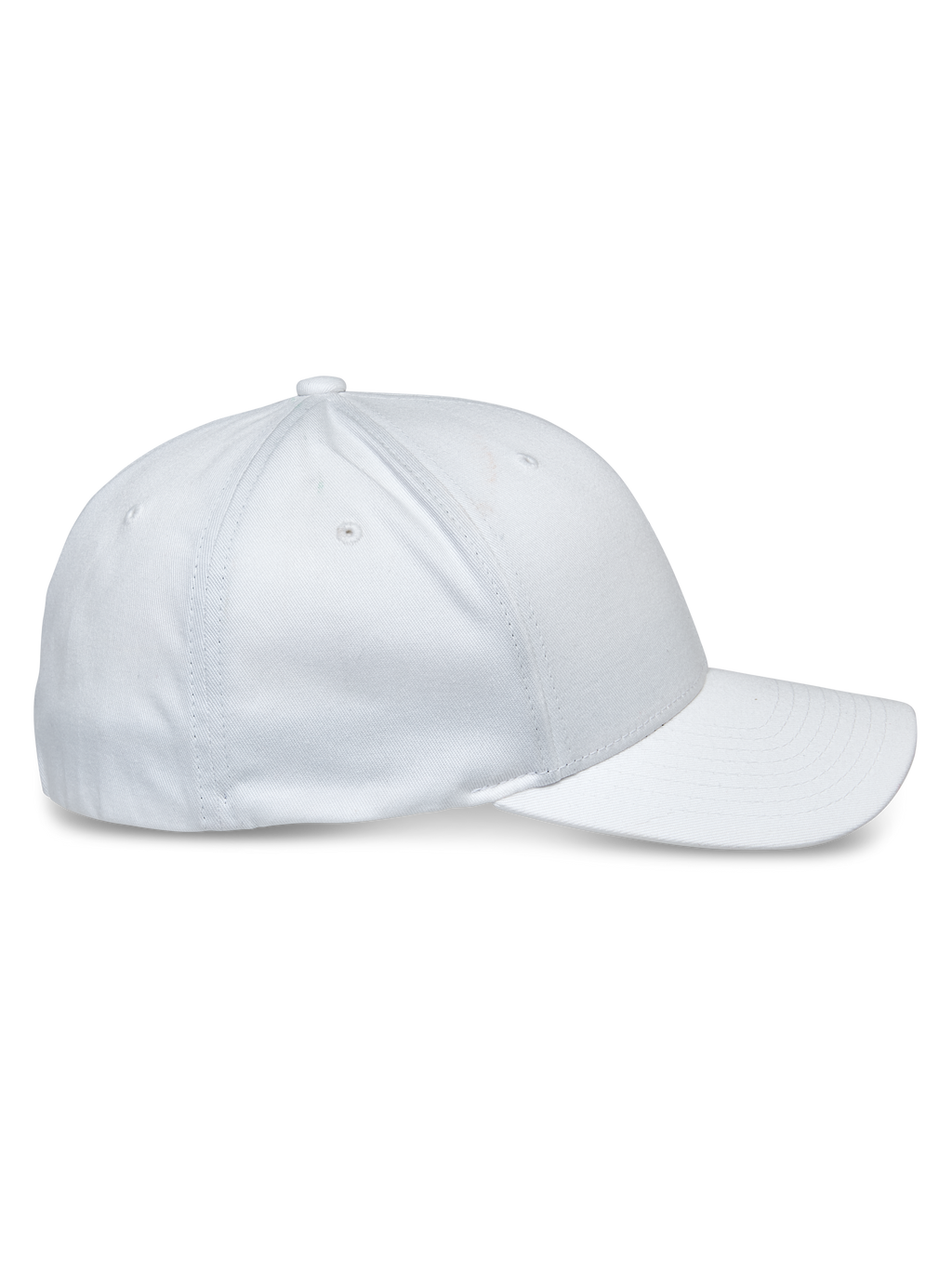 Alpinestars Share Hat, Baseball-Cap, Weiß, Seitenansicht, gebogener Schirm und strukturierte Krone, Stretch-Twill-Material, lässiges Sport-Accessoire