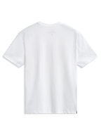 Alpinestars Plate CSF Tee, Kurzarm-T-Shirt, Weiß, Rückansicht, mit internem Nackendruck und kleinem Seitenlabel, lässige Motorsport-Streetwear