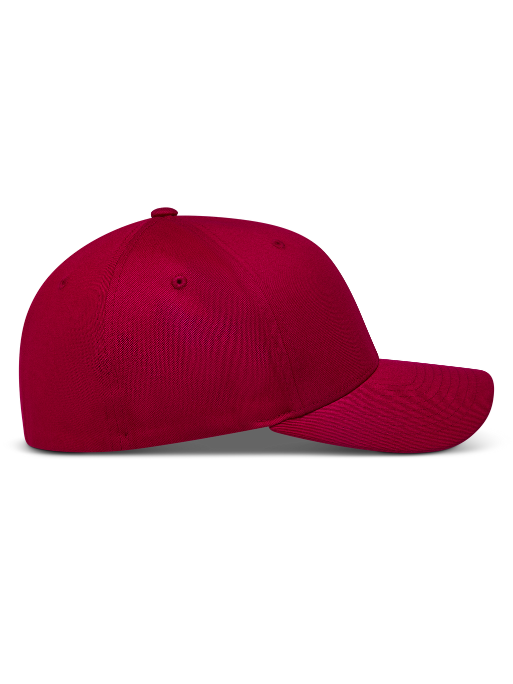 Alpinestars Pivot Kappe, dunkelrote Sportswear-Baseballkappe aus Twill-Gewebe, mit strukturierter Krone und gebogenem Schirm.